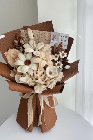 brown love bouquet